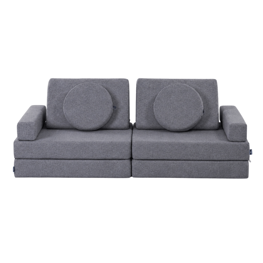 โซฟา 2 ที่นั่งปรับเปลี่ยนรูปแบบได้สำหรับเด็ก BLOOPI รุ่น BLOOPI COZY DUO สีเทา_1